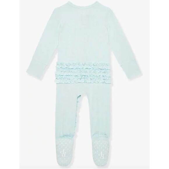 Posh Peanut Footie Ruffled Zippered One Piece - 3-6 months (Bundle of 3) - Picture 9 of 9
